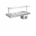 Vitrina expunere AFINOX 7DRLI6FIS0A01 SSE-LIME PLUS 6 2144x650x775 mm