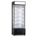 Vitrina frigorifica Klimaitalia FG 700 TN BLACK, capacitate 335 l, temperatura 2 / 10°C, negru