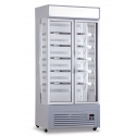 Vitrina frigorifica Klimaitalia FG 760 TN GREY, capacitate 500 l, temperatura 2 / 10°C, gri