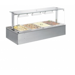 Vitrina expunere AFINOX 7DRRE4CES0A01 SSE-RED PLUS 4 1494x650x690 mm