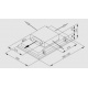 Masa rece ventilata DIAMOND DT131/R2A, 2 usi GN 1/1, 260 L