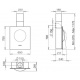 Hota perete GALVAMET Sphera1 ,65 cm, filtru Long Life