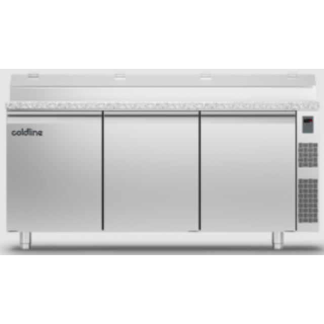 Masa frigorifica COLDLINE TVG17/1MZR-1/3-760 PREP-STATION 1795x800x1055 mm