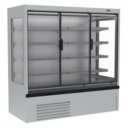 Vitrina frigorifica expunere INFRICO MS9DCIM1, latime 93.8 cm, capacitate 342 litri, rafturi drepte, -1°C / +5°C, inox