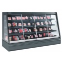 Vitrina frigorifica expunere INFRICO SML37DGM2, latime 37.5 cm, rafturi drepte, -1ºC / +7ºC, negru