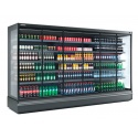 Vitrina frigorifica expunere supermarket INFRICO MN18DGM0, latime 187.5 cm, rafturi drepte, -1ºC / +4ºC, negru