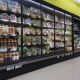 Vitrina frigorifica expunere supermarket INFRICO MN18DGM0, latime 187.5 cm, rafturi drepte, -1ºC / +4ºC, negru