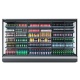 Vitrina frigorifica expunere supermarket INFRICO MN18DGM0, latime 187.5 cm, rafturi drepte, -1ºC / +4ºC, negru