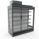Vitrina frigorifica expunere INFRICO ML18DGUM1, unitate condensare pe plafon, latime 125 cm, rafturi drepte, -1ºC / +10ºC