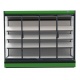 Vitrina frigorifica expunere supermarket INFRICO MX12DGH1, capacitate 788 L, latime 125 cm, rafturi inclinate, -1ºC / +10ºC