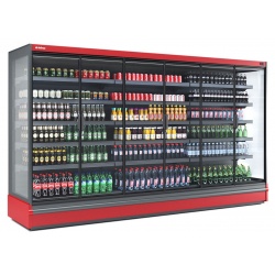 Vitrina frigorifica expunere supermarket INFRICO MX12DGM0, capacitate 933 L, latime 125 cm, rafturi drepte, -1ºC / +4ºC