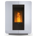 Soba pe peleți KLOVER ASTRA MULTI-AIR STEEL,canale de fum autocurățare,inspecție frontală completă WiFi standard