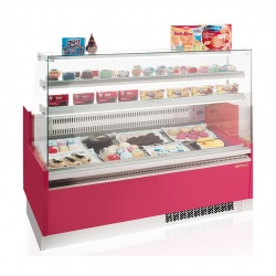Vitrina frigorifica expunere cofetarie INFRICO GLACE VGL 9 P, capacitate 163 Litri, numar usi 1, temperatura +4ºC/+8ºC