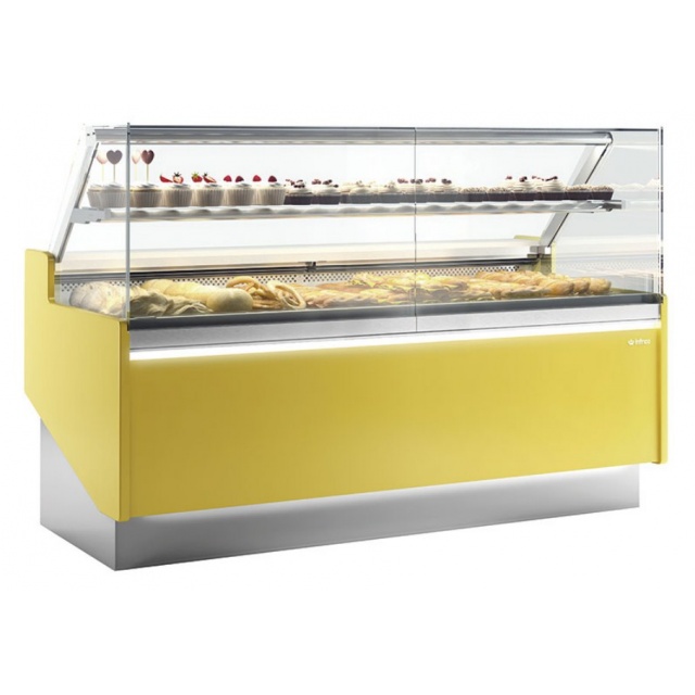 Vitrina frigorifica expunere cofetarie INFRICO LYON VLY 15, modulara, latime 156.2 cm, putere 870 W, temperatura +4ºC/+8ºC
