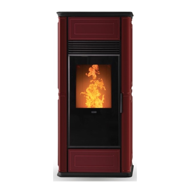 Soba pe peleți KLOVER CLASS HYDRA putere 15,00 KW,acoperire din majolica pretioasa