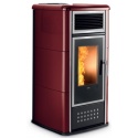 Soba pe peleți KLOVER BELVEDERE 22 putere 20,00 KW,ușa antifoc cu sticlă ceramică