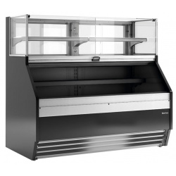 Vitrina frigorifica expunere INFRICO VCO 9, putere 1015 W, capacitate 214 Litri, temperatura +2ºC/+5ºC, inox