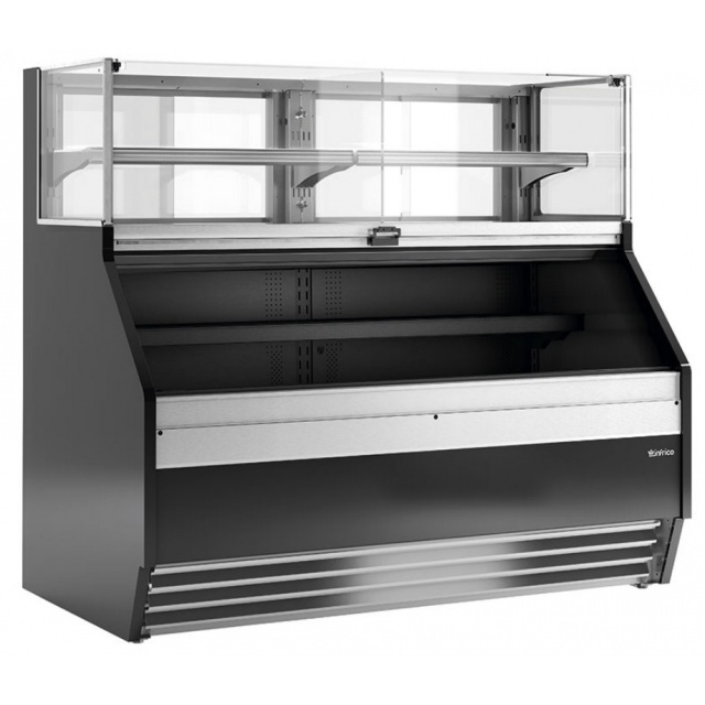 Vitrina frigorifica expunere INFRICO VCO 9, putere 1015 W, capacitate 214 Litri, temperatura +2ºC/+5ºC, inox