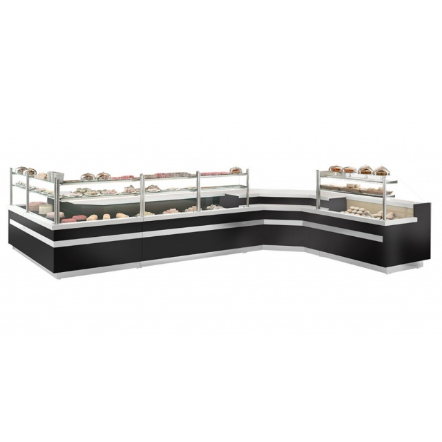 Vitrina frigorifica expunere INFRICO MAGNUS VMG 45 AA R, sectiune modulara, putere 662 W, control digital, temperatura +4º+8ºC