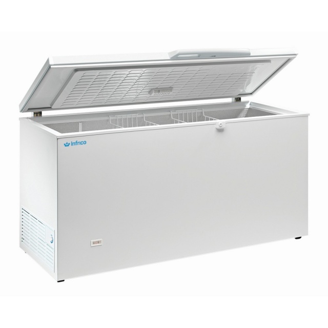 Lada frigorifica INFRICO HF 240 HC, capacitate 176 litri, refrigerare statica, temperatura -18ºC / -24ºC