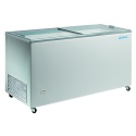 Lada frigorifica INFRICO HF 400 TCG, usi glisante sticla, 327 litri, refrigerare ventilata, temperatura-18ºC / -24ºC
