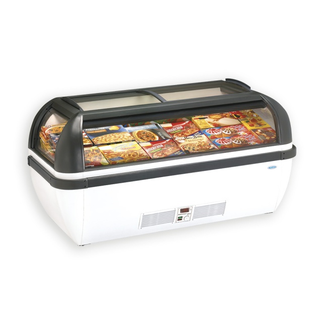 Lada frigorifica market INFRICO CHE 1770 TC HC capac sticla glisant, 370 litri, refrigerare ventilata, temperatura -18º/ -22ºC