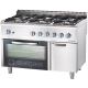 Masina de gatit 6 focuri si cuptor electric static STALGAST 9718210 1200x700x850 mm Masina de gatit 6 focuri si cuptor electric static STALGAST 9718210 1200x700x850 mm