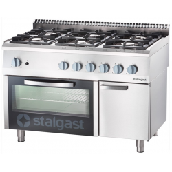 Masina de gatit 6 si și cuptor gaz static STALGAST 9711210 200x700x850 mm