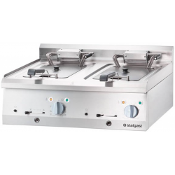 Friteuză electrică două cuve de 10 litri/cuva STALGAST 9726000 800x700x250 mm