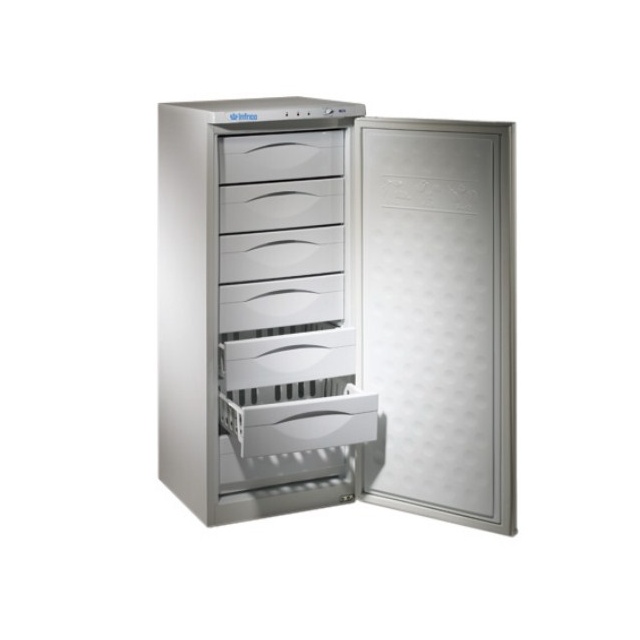 Congelator INFRICO CV 130 HC, capacitate 112 litri, putere 80 W, temperatura -18ºC a -23ºC, alb