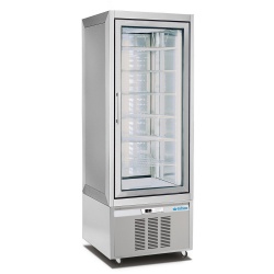 Vitrina frigorifica expunere INFRICO LO3500, capacitate 420 litri, putere 500 W, temperatura -15ºC /-24ºC, alb
