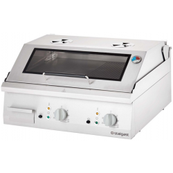 Masina de gatit grătar dublu electric cu suprafață neteda STALGAST 9731190 800x700x430/920 mm