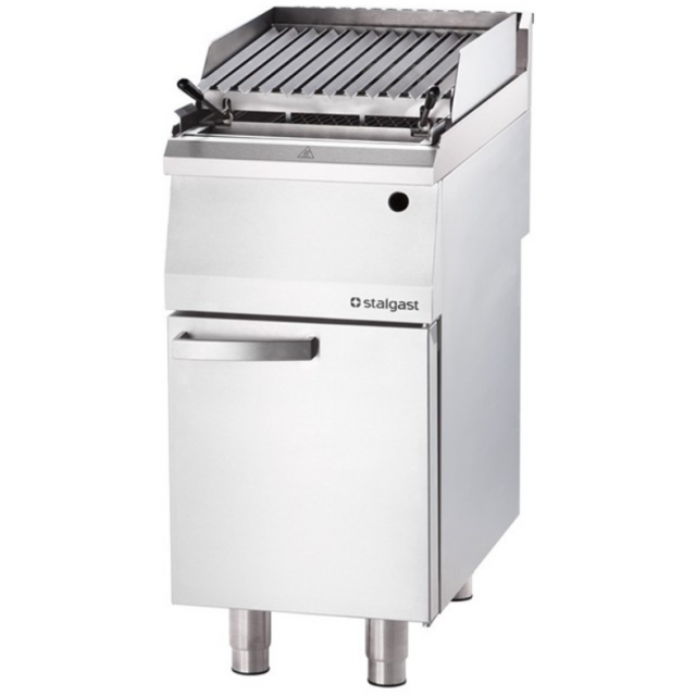 Gratar pe gaz cu roca vulcanica STALGAST 9732010 400x700x850 mm