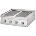 Mașină de gătit electrică 4 plite vitroceramice STALGAST 9706500 800x700x250 mm