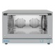 Cuptor electric de panificatie INFRICO HE604PLUS, putere 6300 W, capacitate 4 tavi, temperatura 50ºC/ 250ºC, inox