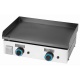 Plita fierbinte gastronomie pe gaz INFRICO PG60PV, putere 8200 W, 2 arzatoare, inox