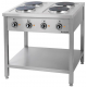 Aragaz electric profesional cu 4 plite pe suport inox STALGAST 979500 800x700x850 mm Aragaz electric profesional cu 4 plite pe suport inox STALGAST 979500 800x700x850 mm
