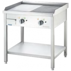 Masina de gatit cu placa striata si neteda STALGAST 979313 8.10 kW 800x700x850 mm