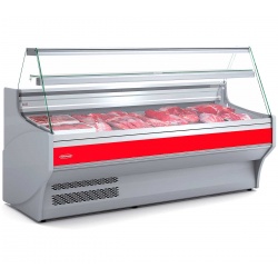 Vitrina frigorifica expunere DOCRILUC VE-9-25-R, geam drept, potenta frigorifica 1313 W, 4 usi, temperatura +1ºC/ +5ºC