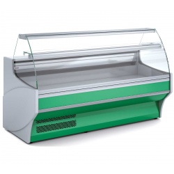 Vitrina frigorifica expunere DOCRILUC VE-9-30-C, geam curbat, potenta frigorifica 1312, 4 usi, temperatura +1ºC/ +5ºC