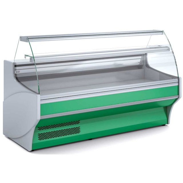 Vitrina frigorifica expunere DOCRILUC VE-9-30-C, geam curbat, potenta frigorifica 1312, 4 usi, temperatura +1ºC/ +5ºC