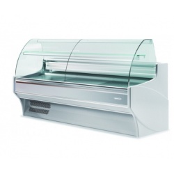 Vitrina frigorifica expunere DOCRILUC VES-9-30-CC-TF, sticla dubla curbata, potenta frigorifica 1312 W, fara usi, +1ºC/ +5ºC