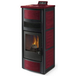 Soba pe peleti PHEBO STUFE CALIPSO evacuare de fum superioară cu aer cald 13 kw