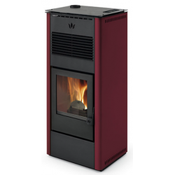 Soba pe peleti PHEBO STUFE PENELOPE cu evacuare de fum superioară cu fum cald 13 kw