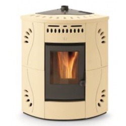 Soba pe peleti PHEBO STUFE GAIA evacuare superioara cu fum 13 kw