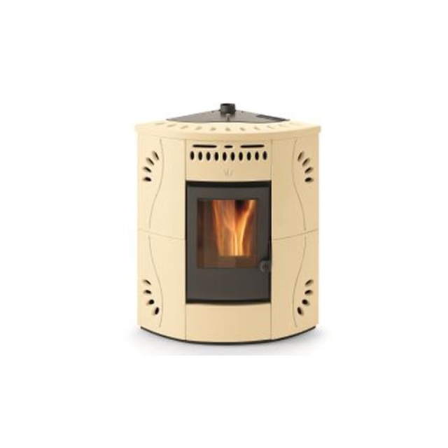 Soba pe peleti PHEBO STUFE GAIA evacuare superioara cu fum 13 kw