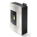 Soba pe peleti PHEBO STUFE Chimera cu gaze de evacuare de peste 9 kw