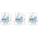 Vitrina frigorifica expunere peste DOCRILUC VE-9-10-C-P, geam curbat, potenta frigorifica 821 W, spatii depozitare, -1º/+1ºC