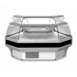 Vitrina frigorifica modulara expunere DOCRILUC VE-10-AP90-TF , potenta frigorifica 796 W, fara spatii depozitare