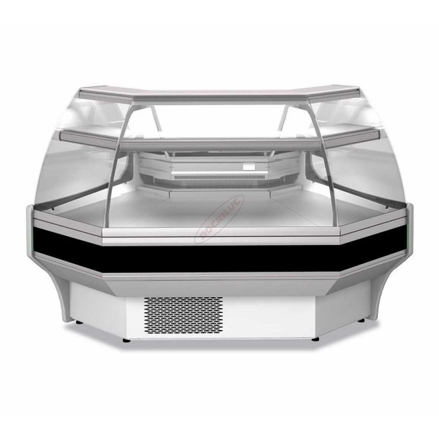 Vitrina frigorifica expunere DOCRILUC VE-8-10, potenta frigorifica 493 W, usi 1, temperatura +1ºC/ +5ºC